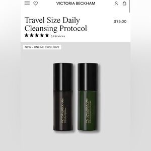 Travel Size Daily Cleansing Protocol Duo. NIB. MSRP $75.